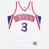 MITCHELL & NESS PHILADELPHIA 76ERS ALLEN IVERSON #05 SWINGMAN 2.0 JERSEY WHITE