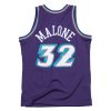 MITCHELL & NESS UTAH JAZZ KARL MALONE Mens Swingman Jersey Purple