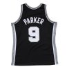 MITCHELL & NESS SAN ANTONIO SPURS TONY PARKER 01-02' #09 SWINGMAN 2.0 JERSEY BLACK