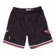 MITCHELL & NESS NBA ALTERNATE SWINGMAN SHORTS CHICAGO BULLS 96-97 BLACK S