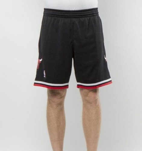 MITCHELL & NESS NBA CHICAGO BULLS SWINGMAN SHORT BLACK