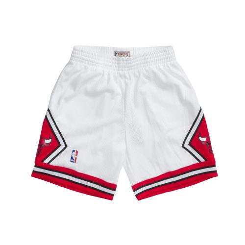 MITCHELL & NESS CHICAGO BULLS 97-98 NBA SWINGMAN SHORT WHITE L