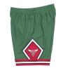 MITCHELL & NESS NBA GREEN WEEK SWINGMAN SHORTS BULL 08-09 DARK GREEN