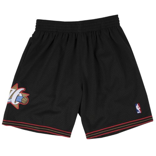 MITCHELL & NESS NBA SWINGMAN ROAD SHORTS PHILADELPHIA 76ERS 00-01 BLACK L