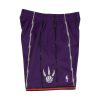 MITCHELL & NESS NBA TORONTO RAPTORS SWINGMAN ROAD SHORTS 98-99 PURPLE XL