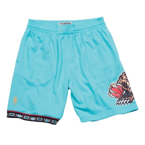 MITCHELL & NESS NBA VANCOUVER GRIZZLIES ROAD SWINGMAN SHORTS 96-97 TEAL XL