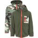 SPRAYGROUND DOUBLE TEDDY NYLON JACKET GREEN S