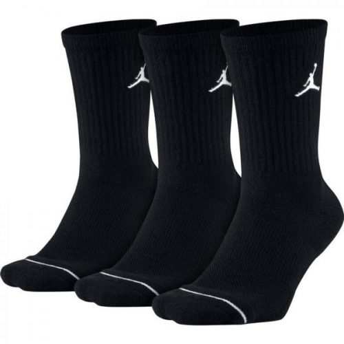 JORDAN JUMPMAN CREW SOCKS (3 PACK) BLACK/BLACK/BLACK