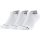 JORDAN JUMPMAN NO-SHOW SOCKS (3 PAIR) WHITE/WHITE/WHITE/BLACK