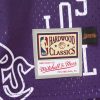 MITCHELL & NESS NBA DESTINATION LEISURE BUTTON UP SHIRT Los Angeles Lakers Purple M