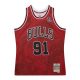 MITCHELL & NESS NBA ASIAN HERITAGE 6.0 FASHION SWINGMAN JERSEY CHICAGO BULLS 1997 DENNIS RODMAN RED