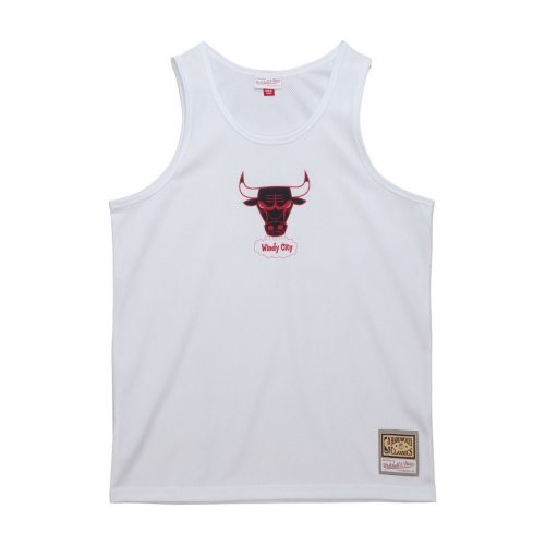 MITCHELL & NESS NBA DESTINATION LEISURE FASHION TANK Chicago Bulls White 3XL