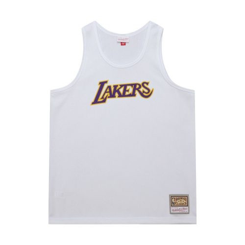 MITCHELL & NESS NBA DESTINATION LEISURE FASHION TANK Los Angeles Lakers White XL