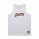 MITCHELL & NESS NBA DESTINATION LEISURE FASHION TANK Los Angeles Lakers White XL