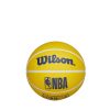 WILSON NBA DRIBBLER GOLDEN STATE WARRIORS BASKETBALL YELLOW/BLUE