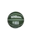 WILSON NBA DRIBBLER MILWAUKEE BUCKS BASKETBALL DARK GREEN