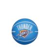 WILSON NBA DRIBBLER OKLAHOMA CITY THUNDER BASKETBALL BLUE