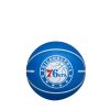 WILSON NBA DRIBBLER PHILADELPHIA 76ERS BASKETBALL BLUE