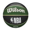 WILSON NBA TEAM TRIBUTE MILWAUKEE BUCKS BASKETBALL 7 DARK GREEN/BLACK