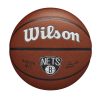 WILSON NBA TEAM COMPOSITE BROOKLYN NETS BASKETBALL 7 BROWN