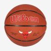 WILSON NBA TEAM COMPOSITE CHICAGO BULLS BASKETBALL 7 BROWN