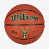 WILSON NBA TEAM COMPOSITE MILWAUKEE BUCKS BASKETBALL 7 BROWN