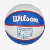 WILSON NBA TEAM RETRO MINI NEW JERSEY NETS BASKETBALL 3 BLUE/WHITE