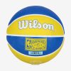 WILSON NBA TEAM RETRO MINI INDIANA PACERS BASKETBALL 3 ROYAL/YELLOW