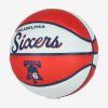 WILSON NBA TEAM RETRO MINI PHILADELPHIA 76ERS BASKETBALL 3 RED/WHITE