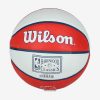 WILSON NBA TEAM RETRO MINI PHILADELPHIA 76ERS BASKETBALL 3 RED/WHITE