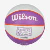 WILSON NBA TEAM RETRO MINI PHOENIX SUNS BASKETBALL 3 PURPLE/WHITE