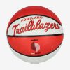 WILSON NBA TEAM RETRO MINI PORTLAND TRAIL BLAZERS BASKETBALL 3 RED/WHITE