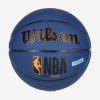 WILSON NBA FORGE PLUS BASKETBALL 7  DEEP NAVY