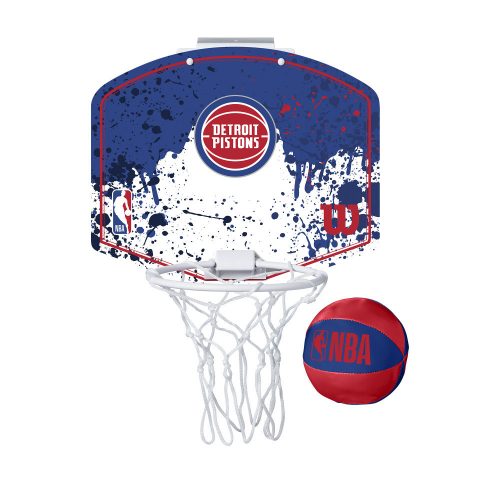 WILSON NBA TEAM MINI HOOP DETROIT PISTONS  BLUE