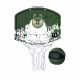 WILSON NBA TEAM MINI HOOP MILWAUKEE BUCKS  DARK GREEN