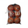 WILSON NBA 6 BALL MESH CARRY BAG BL Black