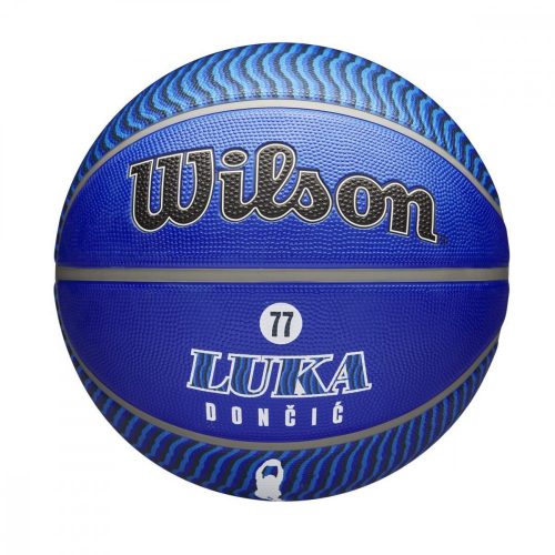 WILSON NBA PLAYER ICON OUTDOOR BSKT LUKA DONCIC Blue/White 7