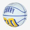 WILSON NBA PLAYER ICON MINI BSKT STEPHEN CURRY Blue/Yellow