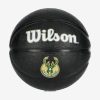 WILSON NBA TEAM TRIBUTE MINI BLACK MILWAUKEE BUCKS Black 3