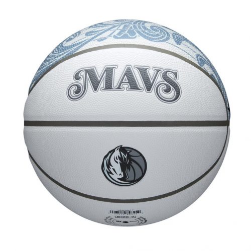 Wilson 2024 NBA Team City Collector Dallas Mavericks White 7