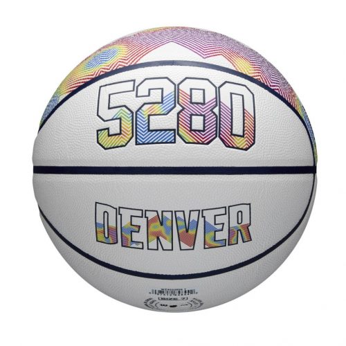 Wilson 2024 NBA Team City Collector Denver Nuggets White 7